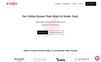 vajro.com screenshot