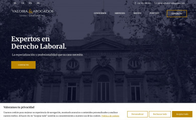 valoiraabogados.com screenshot