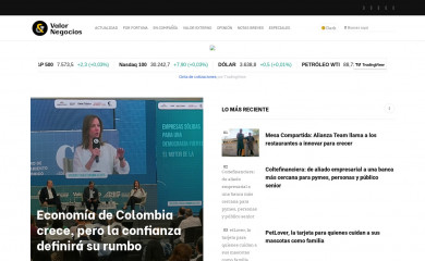 valorynegocios.com screenshot
