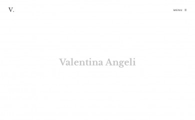 valentinaangeli.it screenshot