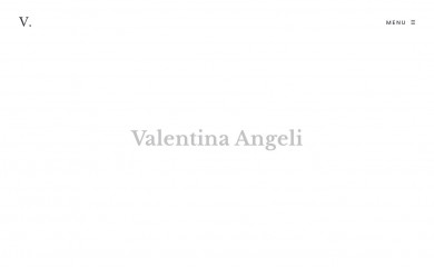 valentinaangeli.it screenshot
