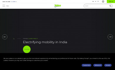 valeo.com screenshot