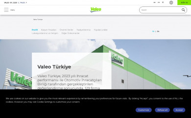 valeo.com.tr screenshot