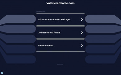 valerieredhorse.com screenshot