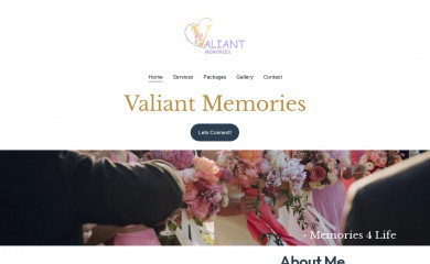 valiantmemories.com.au screenshot