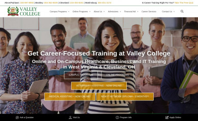 valley.edu screenshot