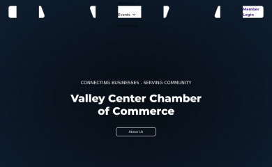 valleycenterchamber.com screenshot