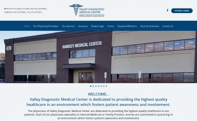 valleydiagnosticmedical.com screenshot
