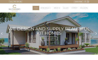 valleykithomes.com.au screenshot
