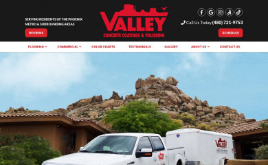 valleypaintandcoatings.com screenshot