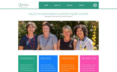 valleyphysiotherapy.com.au screenshot