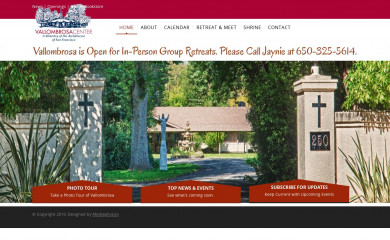 vallombrosa.org screenshot