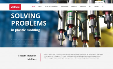 valtecplastics.com screenshot