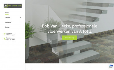 van-hecke-bob.be screenshot