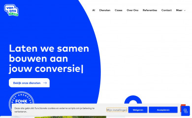 https://www.van-ons.nl/ screenshot