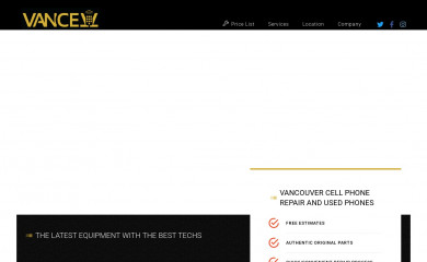 vancell.ca screenshot