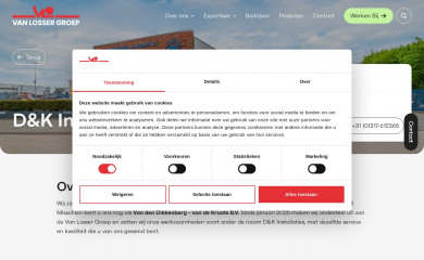 vandekraatsbv.nl screenshot