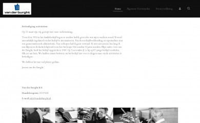 vanderburght.nl screenshot