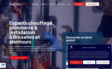 vandethermgroupe.be screenshot