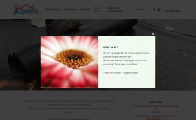 vandiessendak.nl screenshot