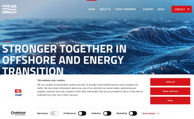 vanesgroup.com screenshot