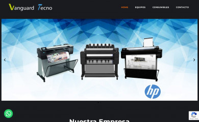 vanguard-tecno.com.ar screenshot