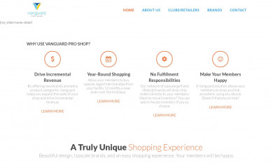 vanguardproshop.com screenshot