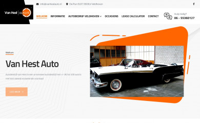 vanhestauto.nl screenshot