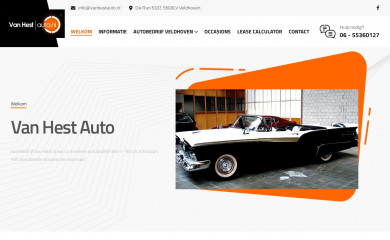 vanhestauto.nl screenshot