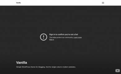 https://vanilla.torounit.com screenshot