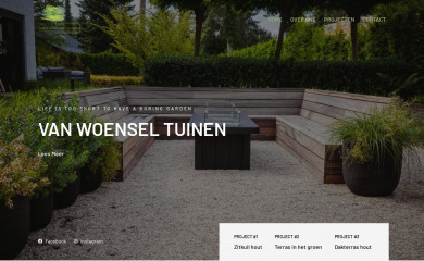 vanwoenseltuinen.be screenshot