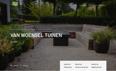 vanwoenseltuinen.be screenshot