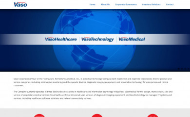 vasocorporation.com screenshot