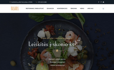 vasaris.lt screenshot