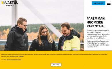 vastuuremontti.fi screenshot
