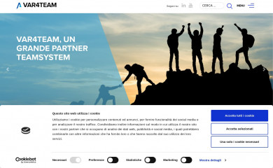 var4team.it screenshot
