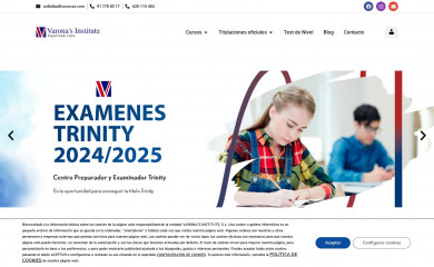 varonasinstitute.com screenshot