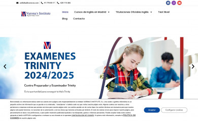 varonasinstitute.com screenshot