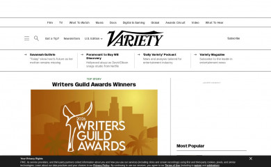 variety.com screenshot