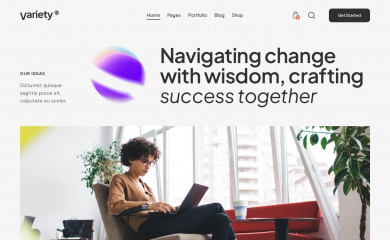 https://variety.axiomthemes.com/ screenshot