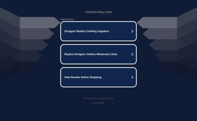varshevsky.com screenshot