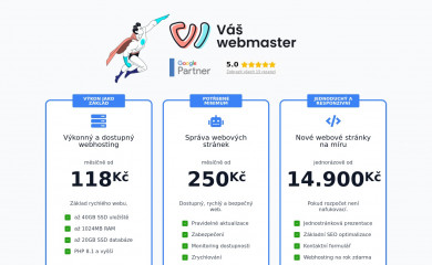 vas-webmaster.cz screenshot