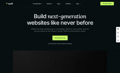 https://vault.uicore.co/ screenshot