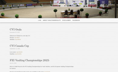 vaultingresults.com screenshot