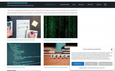 vba-automatisierung.de screenshot