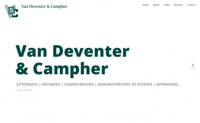 vcampher.co.za screenshot