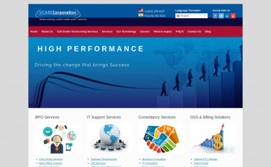 vcarecorporation.com screenshot