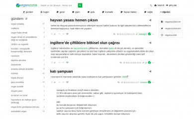 vegansozluk.com screenshot