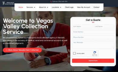 vegascollect.com screenshot