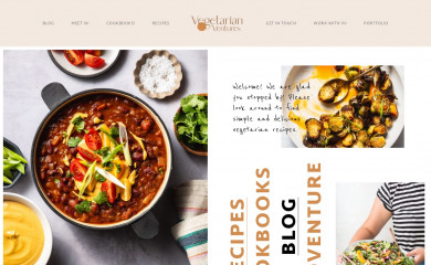 vegetarianventures.com screenshot
